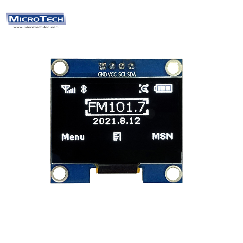 1.3 inch OLED 128*64 dots IIC interface IC SH1106 Monochrome Module with Driver board